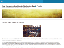 Tablet Screenshot of nodeathpenaltynh.org